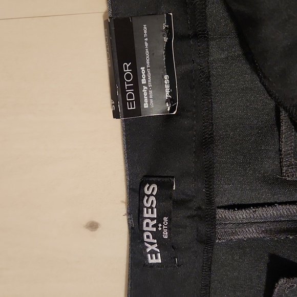 Express Barely Boot Low Rise Trousers Size  4 Short - Picture 7 of 8